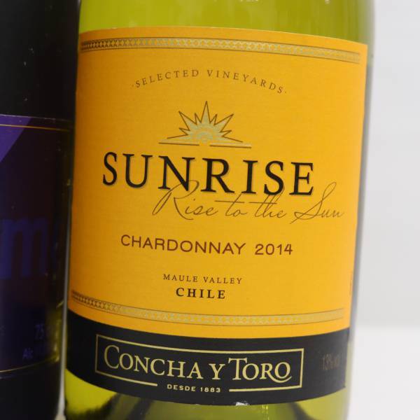 [3 pcs set ] wine all sorts ( Conti .i Toro Sunrise car rudone2014 13% 750ml etc. )G24E130041