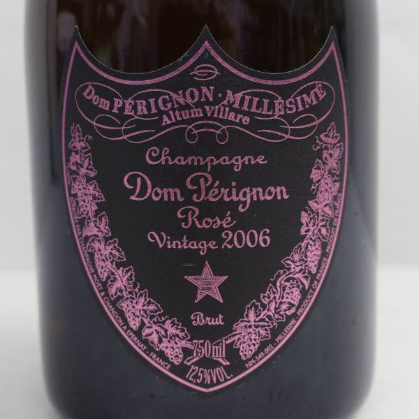 Dom perignon（ドンペリニヨン）ロゼ 2006 12.5％ 750ml ※キャップフィルムキズ W24E150018_画像2