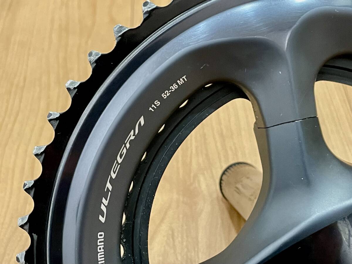 【お値下げ】シマノ SHIMANO アルテグラ ULTEGRA クランク FC-R8000 52-36T 170mm_画像4