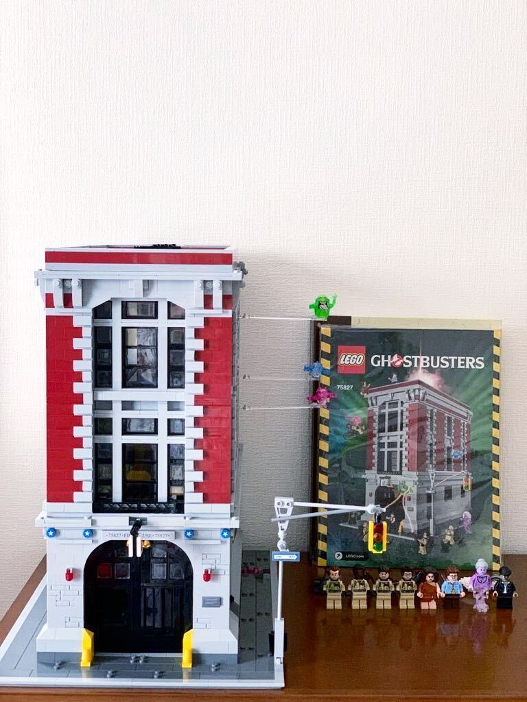 美品 LEGO 75827 正規品 ゴーストバスターズ 消防署本部 GHOSTBUSTERS FIREHOUSE 玩具 レゴ 分別済み 説明書付き 終売品の画像1