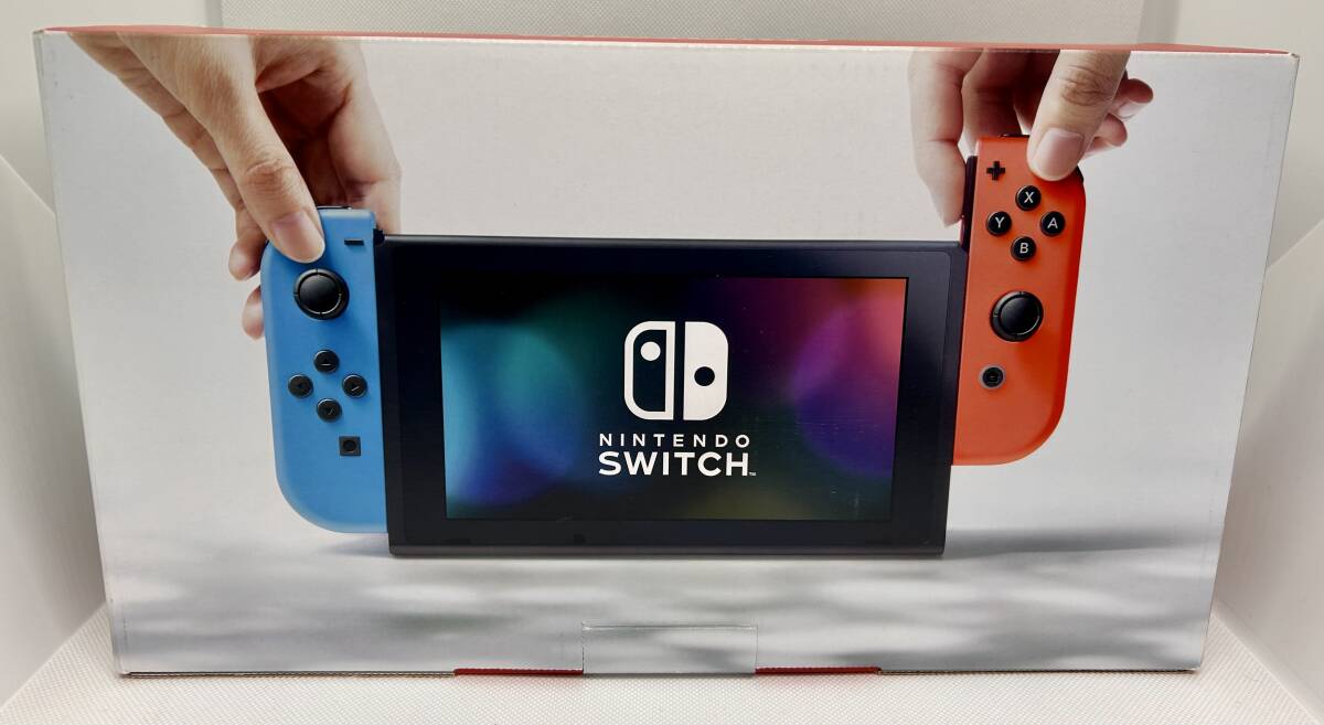 送料無料　未対策機　USED品　 Nintendo Switch スイッチ　ネオンブルー　ネオンレッド ②_画像2
