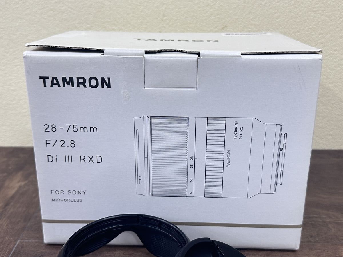 TAMRON 28-75mm F2.8 DiIII RXD Sony E mount lens 