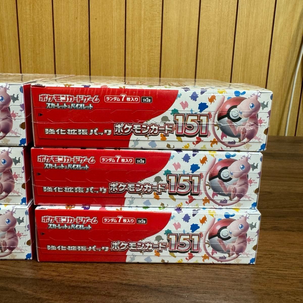 ポケモンカード 151 シュリンク付き 本日購入 6BOX 6箱 強化拡張パック