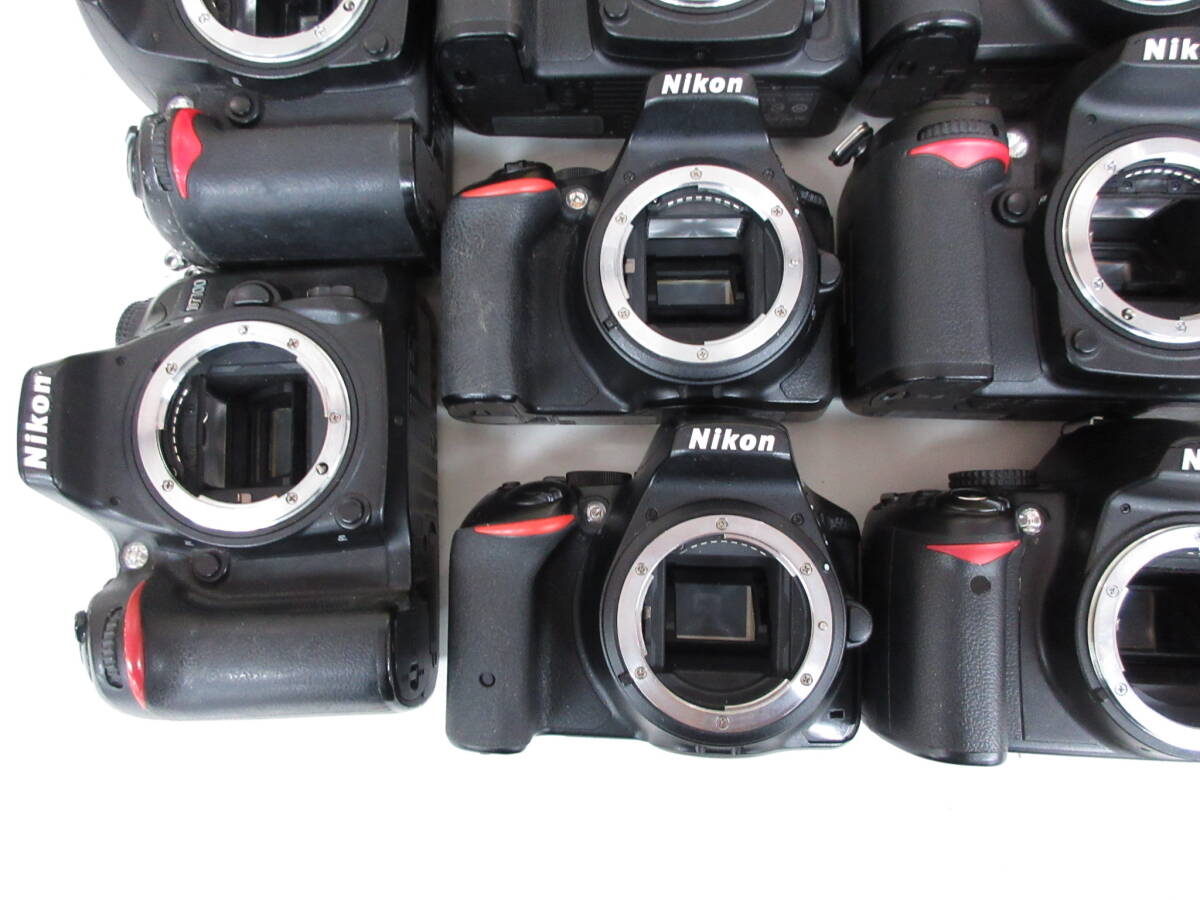 (4968N)ジャンク Nikon D90 D3000 D3100 D3500 D5100 D5200 D5500 D5600 D7000 D7100ニコン まとめてセット 19台 動作未確認 同梱不可の画像4
