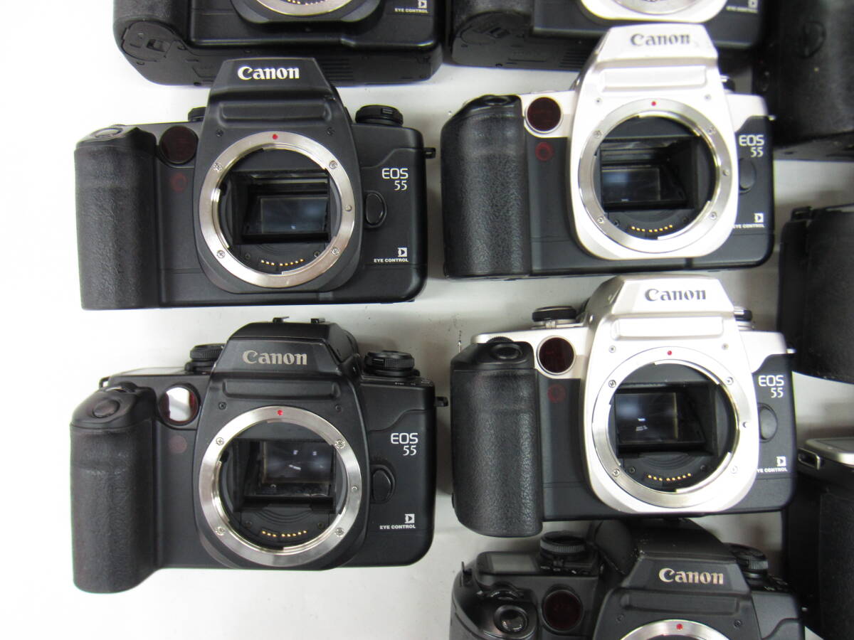 (4981K)ジャンク Canon キヤノン EOS イオス 5 7 55 フィルム一眼 ボディのみ まとめて大量セット22点 動作未確認 同梱不可_画像8