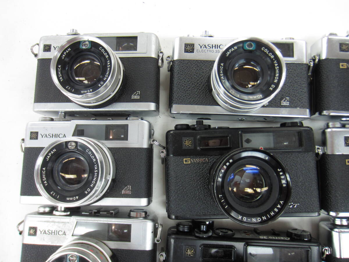 (4982K)ジャンクELECTRO35エレクトロYASHICAヤシカ CC CCN WIDE GL GX G YASHICA GS GT まとめて大量セット20点 動作未確認 同梱不可_画像5