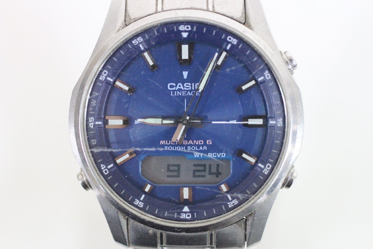▲カシオ LINEAGE リニエージ タフソーラ LCW-M100 腕時計/ジャンクの画像1