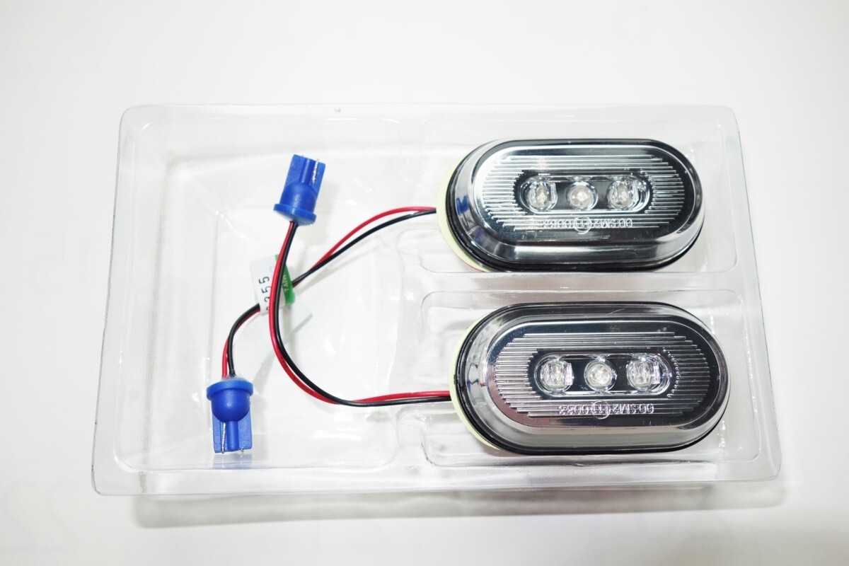 【即納/LED/車検】汎用 クリスタル サイドマーカー US仕様 エクスプレス ダッジバン F250 タホ チャージャー マグナム 300 タンドラ タコマ_画像2