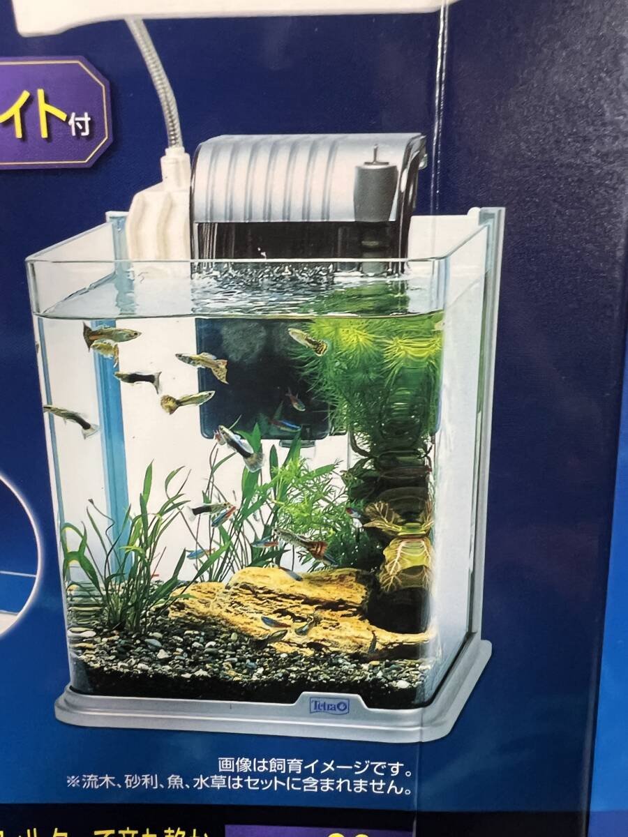  новый товар Tetra раунд стакан аквариум 200 [LED с подсветкой искривление . стекло аквариум полный комплект RG-200L] рыба тропическая рыба Guppy me Dakar товары для домашних животных 