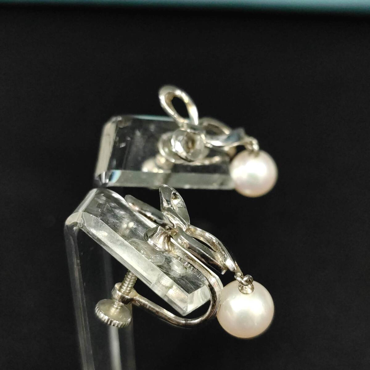 060509 265160 MIKIMOTO ミキモト パールヤリング SILVER 重量4.5ｇ レディース 服飾小物の画像4