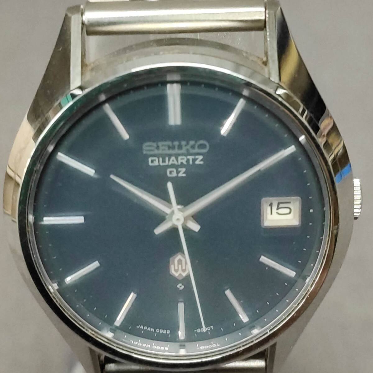 060510 264582 SEIKO 0922-8000-G セイコー メンズクオーツ腕時計 文字盤ネイビー系カラー 紳士小物 服飾雑貨 非稼働品 の画像2