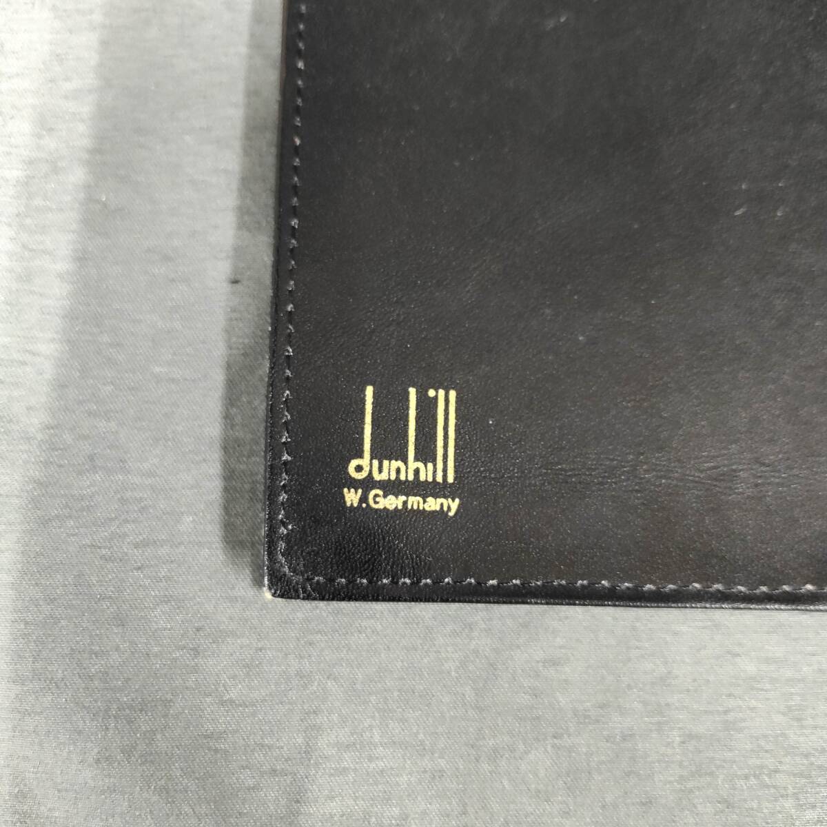 060515　264031　dunhill　ダンヒル　二つ折り財布　財布　札入れ　ブラックカラー　ファッション小物　服飾雑貨　　_画像6