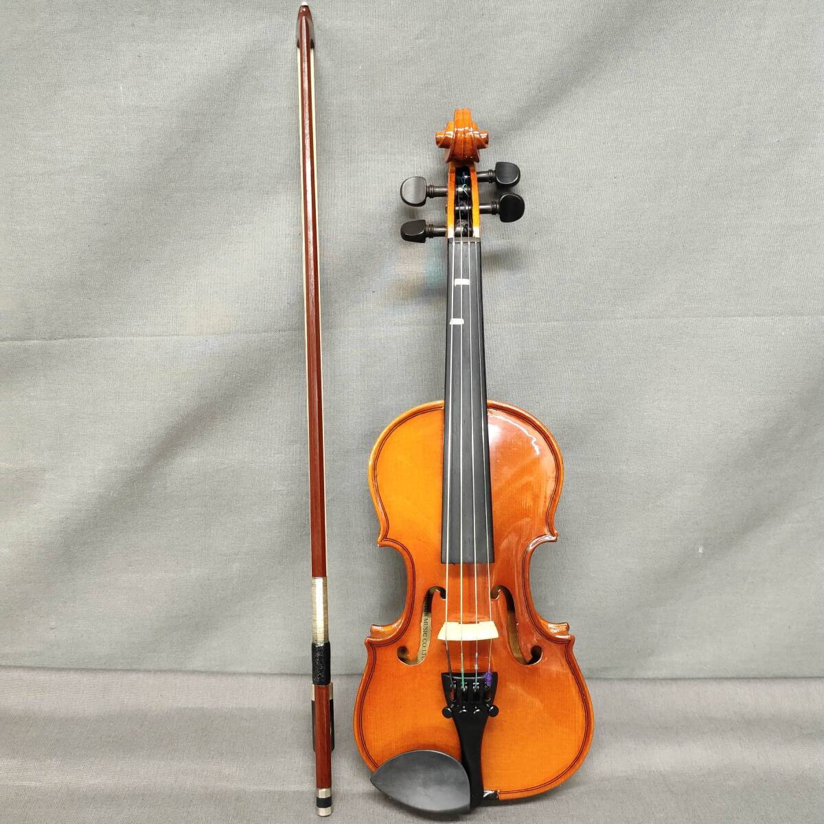 060516 265875-1 STENTOR MUSIC Co.LTD. ヴァイオリン バイオリン 弦楽器 音楽 ケース付き 全長約38ｃｍ USED品_画像2