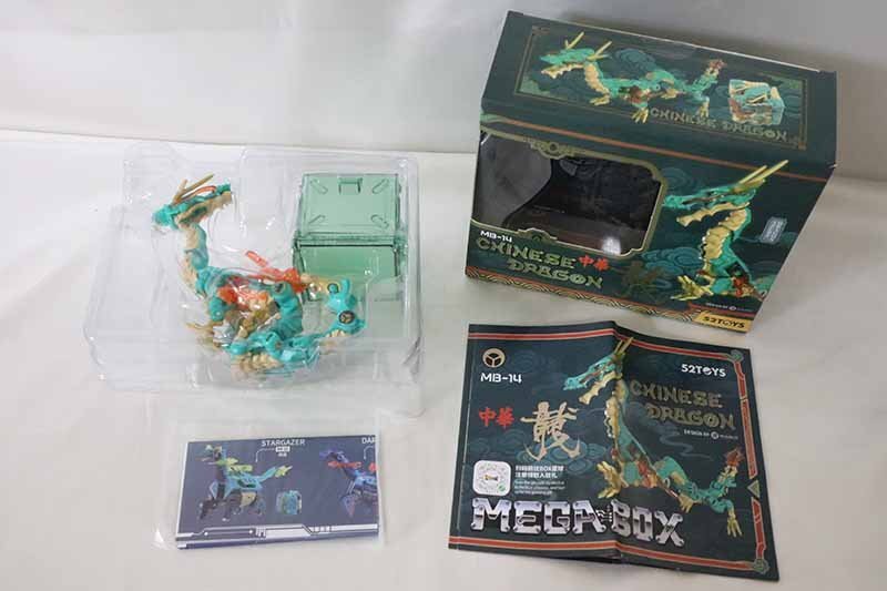 1  йен  старт   открытие упаковки  ... 52TOYS MB-14 CHINESE DRAGN ...  дракон   ...  дракон   MEGA BOX ...  товар в состоянии "как есть" 
