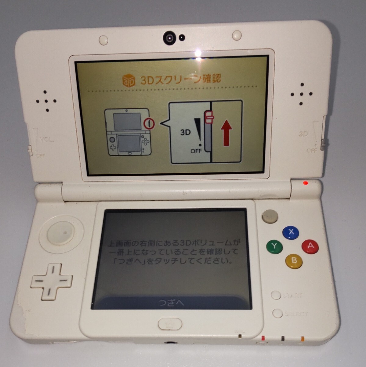 【1円〜】Newニンテンドー3DS きせかえプレートパック2 モンスターハンター4G 【本体＋タッチペン】【動作品】の画像4