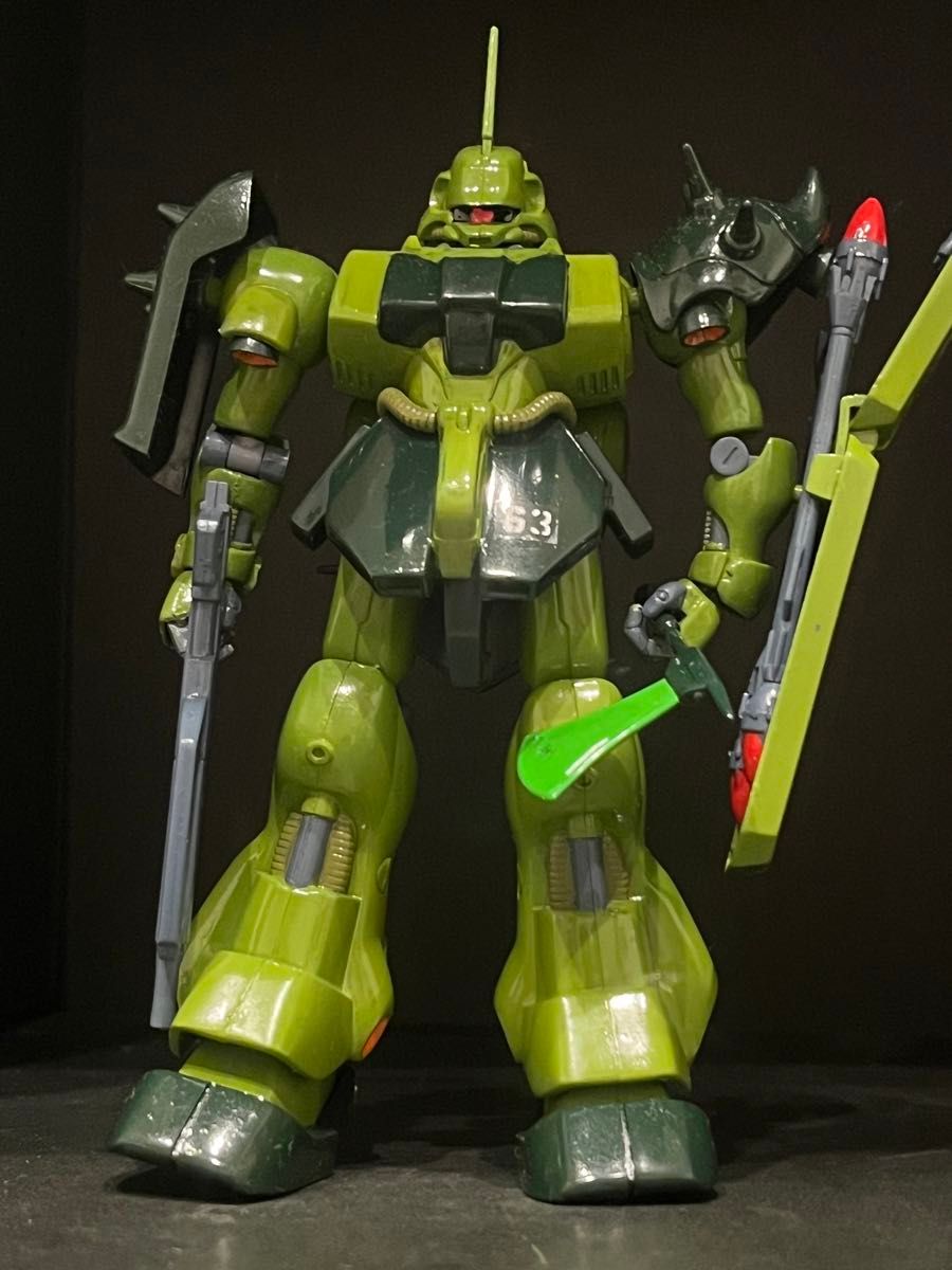 【塗装済完成品】ガンプラ ジャンク　旧キット 1/144　ギラドーガ　クリーニング済