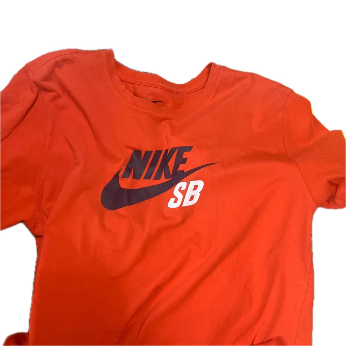 NIKE SB ナイキ　エスビー　 プリント Tシャツ オレンジ　 半袖　シャツ　XL
