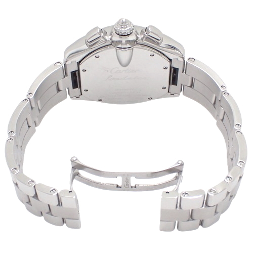  Cartier Roadster chronograph W62020X6 SS self-winding watch wristwatch black silver men's 40802073231 [ used ][ a la mode ]