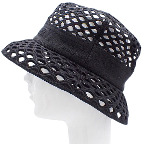  Christian Dior сетка Bob шляпа шляпа одежда мода 59 хлопок 12DMH923A157 41100039391[ a la mode ]