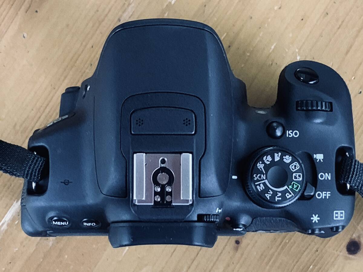 動作品 美品 Canon EOS Kiss X7i デジタルカメラ 一眼レフ 望遠レンズ バック バッテリー2個_画像8