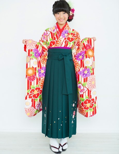  кимоно hakama комплект Junior для 145cm~154cm кимоно. бренд маленький блок воротник. цвет. белый земля церемония окончания . пожалуйста новый товар ( АО ) дешево рисовое поле магазин NO26078