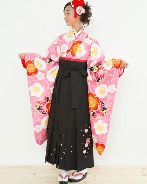  кимоно hakama комплект Junior для 145cm~154cm кимоно. бренд : маленький блок церемония окончания . пожалуйста новый товар ( АО ) дешево рисовое поле магазин NO23033