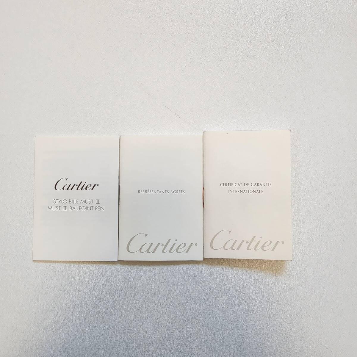 美品 Cartier カルティエ マスト ボールペン ツイスト式 筆記確認済み ケース付 ブラック ゴールドカラー 筆記具 筆記用具_画像9