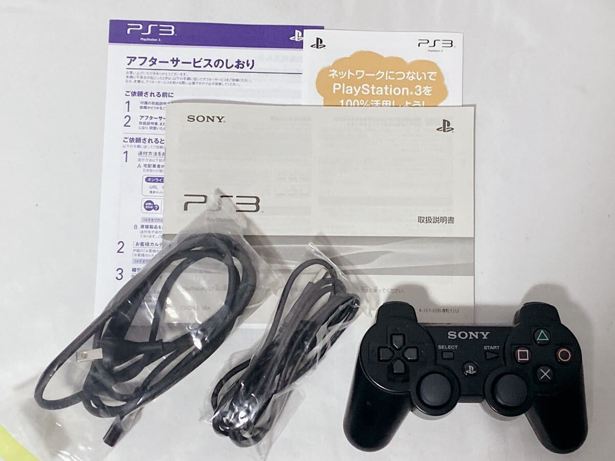 美品 SONY PlayStation3 CECH-2000A プレステ3 チャコールブラック ソニー 動作確認済みの画像7