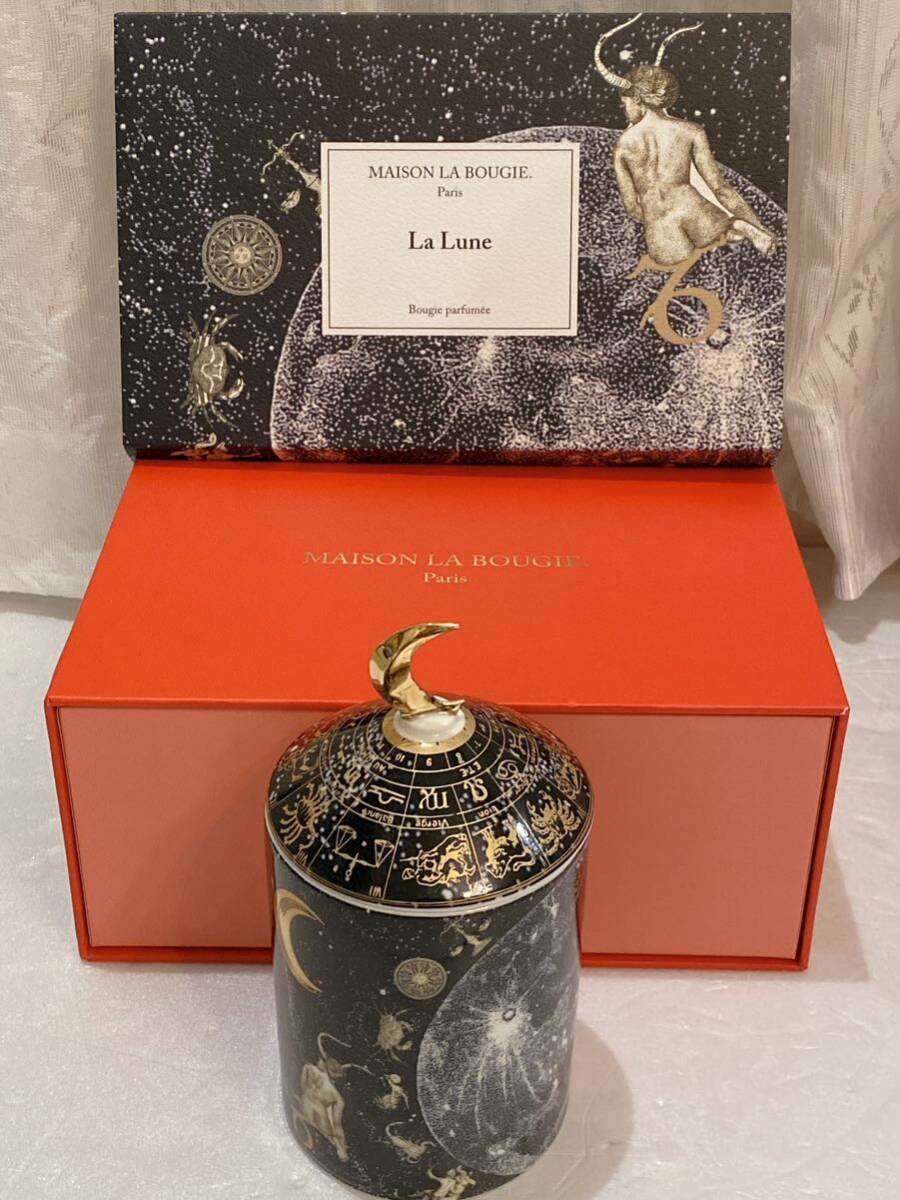 ① 新品未使用品 MAISON LA BOUGIE. Paris La Lune Paris Bougie parfume アロマキャンドル アロマ キャンドル 芳香剤 まとめ の画像2