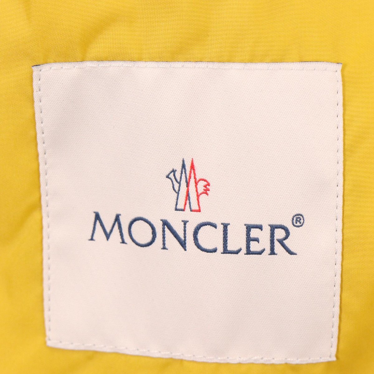 MONCLER モンクレール マスタード 2021年製 HEIJI ウインドブレーカー/レインジャケット イエロー 4 ジャケット ナイロン メンズ 中古_画像10