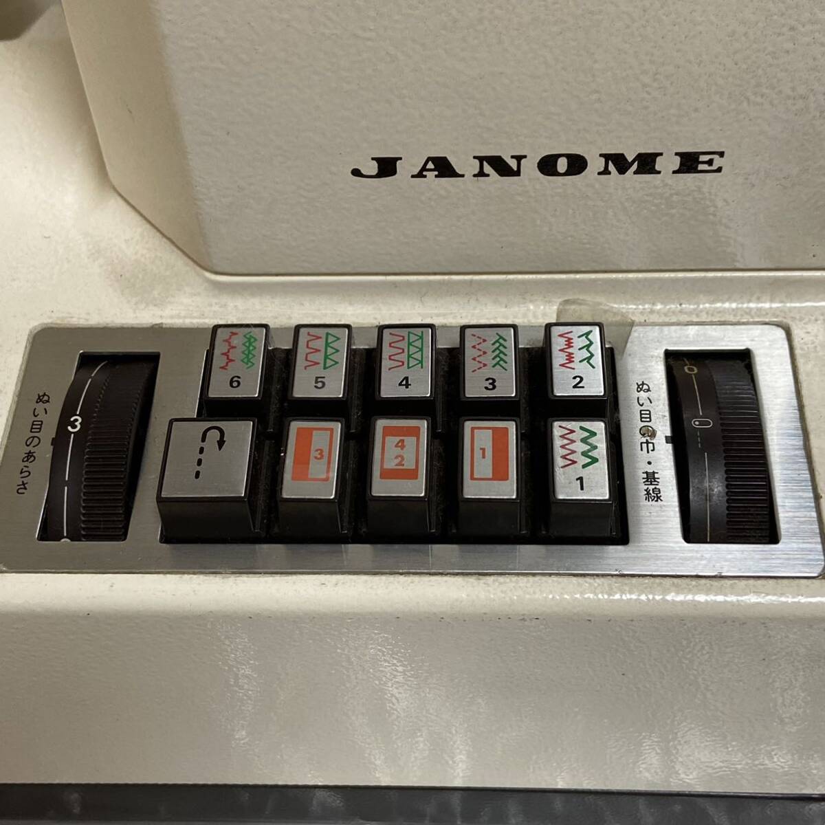 JANOME ジャノメ ミシン model 625ジャノメミシン EXCEL ハンドクラフト MODEL エクセル 手芸 レトロ _画像3