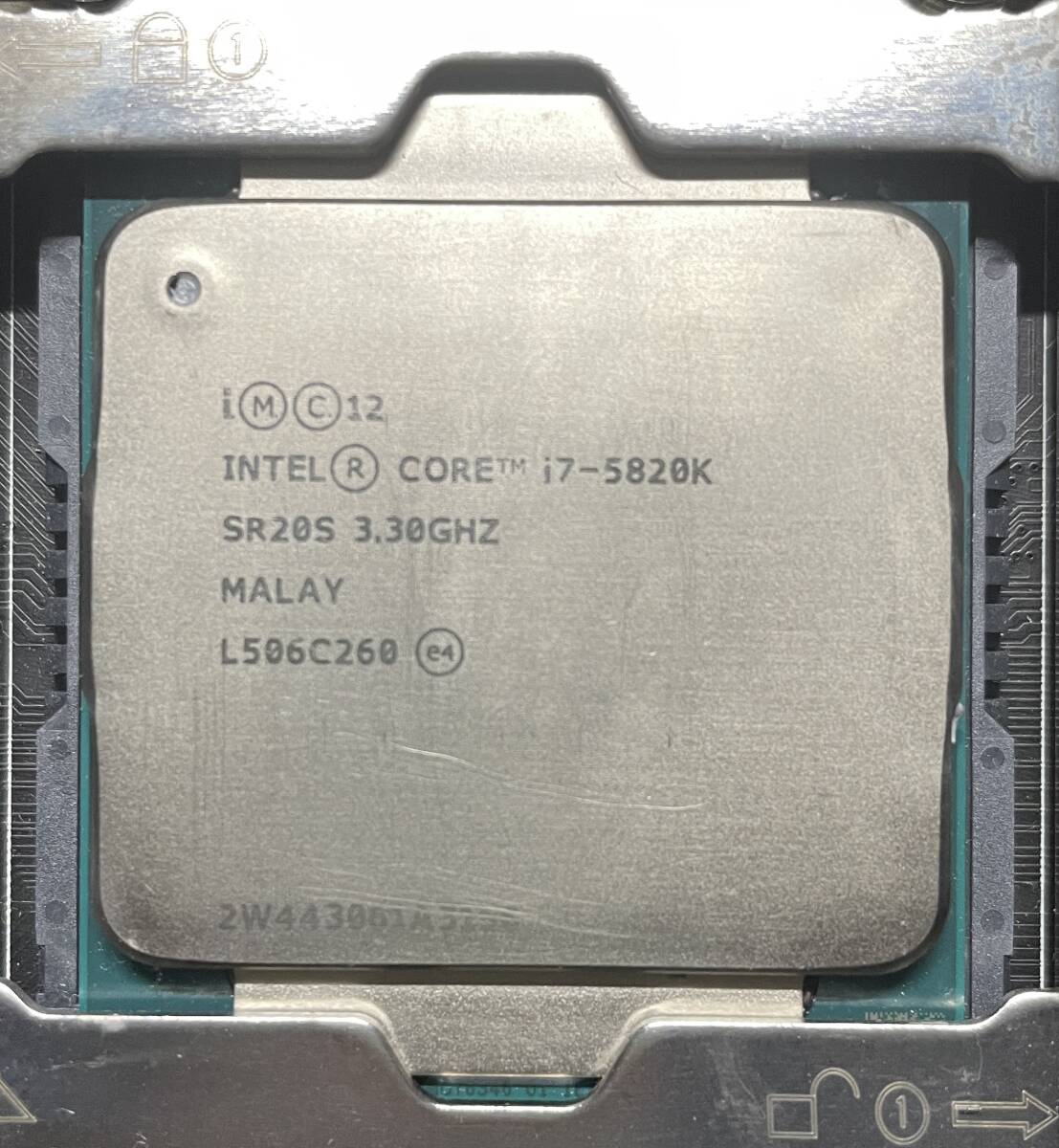ASUS　X99-A＋CPU(i7-5820K)＋メモリ(Corsair CMW16GX4M2C3200C16W DDR4-3200)_画像2