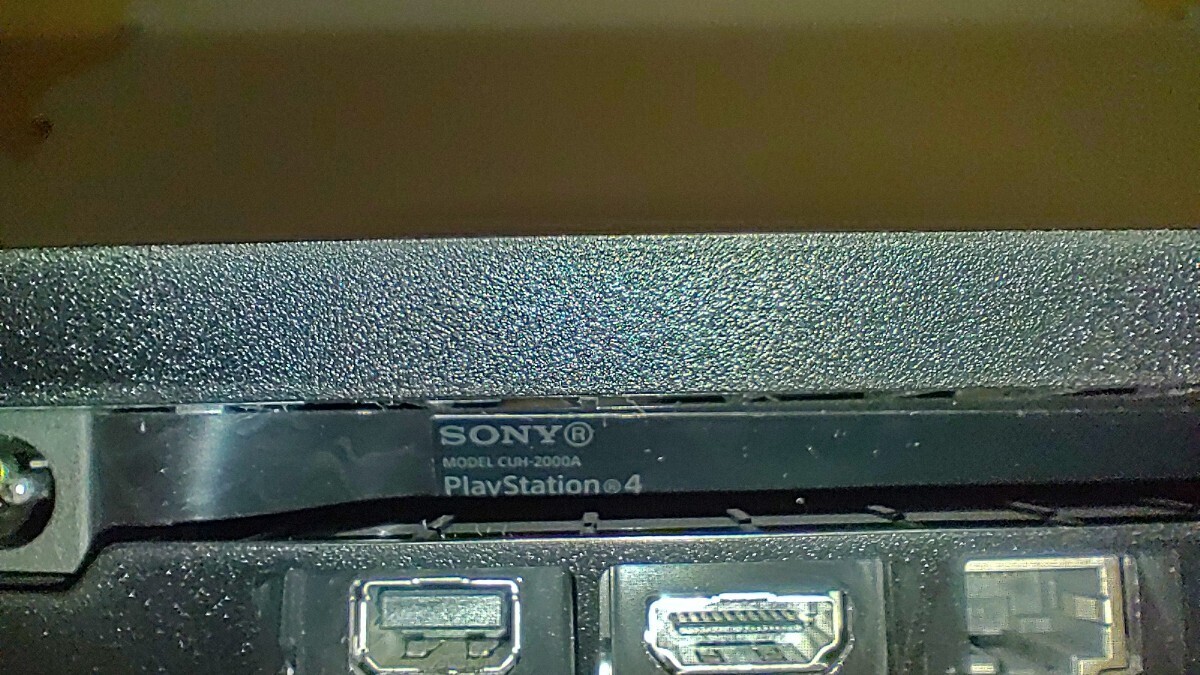 PS4 本体 500GB ブラック SONY PlayStation4 CUH-2000A 動作確認済　ソフト4本セット_画像8