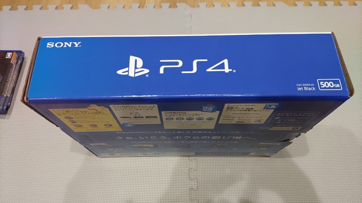 PS4 本体 500GB ブラック SONY PlayStation4 CUH-2000A 動作確認済　ソフト4本セット_画像5