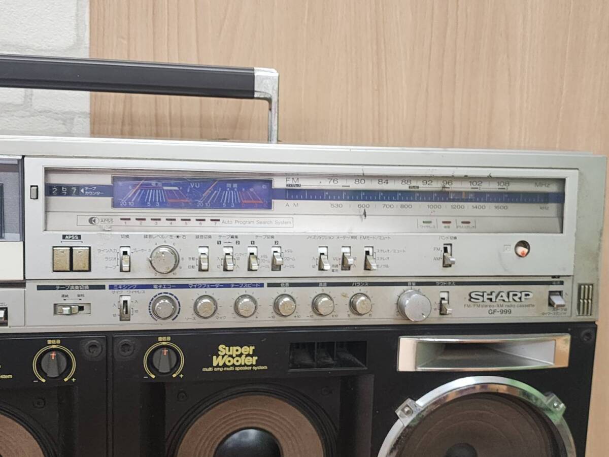 R60510 SHARP sharp GF-999 large radio-cassette double radio-cassette SEARCHER-W audio equipment sound equipment 