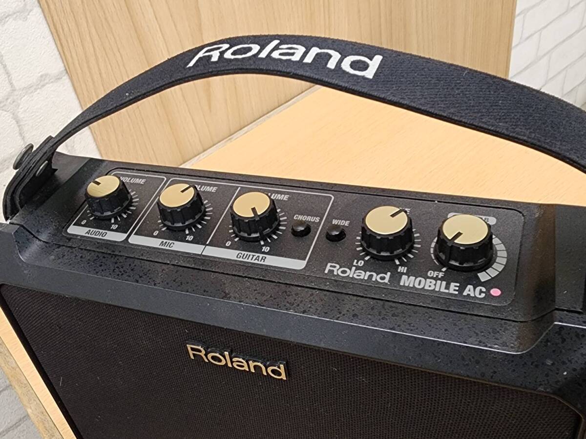 R60517　ROLAND ローランド　MOBILE AC　アコースティックギター用アンプ_画像5