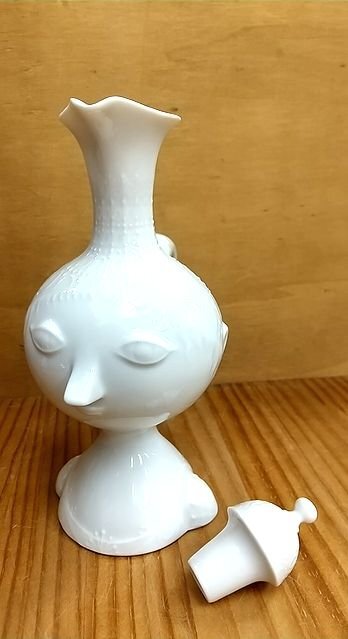 レア☆ローゼンタール/Rosenthal☆ビョルン・ヴィンブラッド ボトル 花瓶 フラワーベース 調味料入れ 水差し ポット 白磁 ロマンスホワイト_画像8