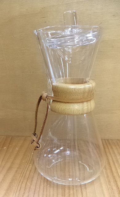 ケメックス☆CHEMEX　コーヒーメーカー 3カップ ガラス 蓋付_画像3