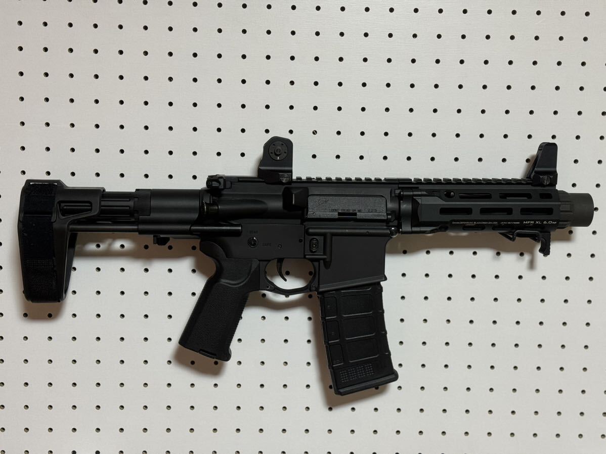 Daniel Defense DDM4PDW ダニエルディフェンス セラコート タイタン クロスボーンエアソフトカスタム 電動ガン _画像4