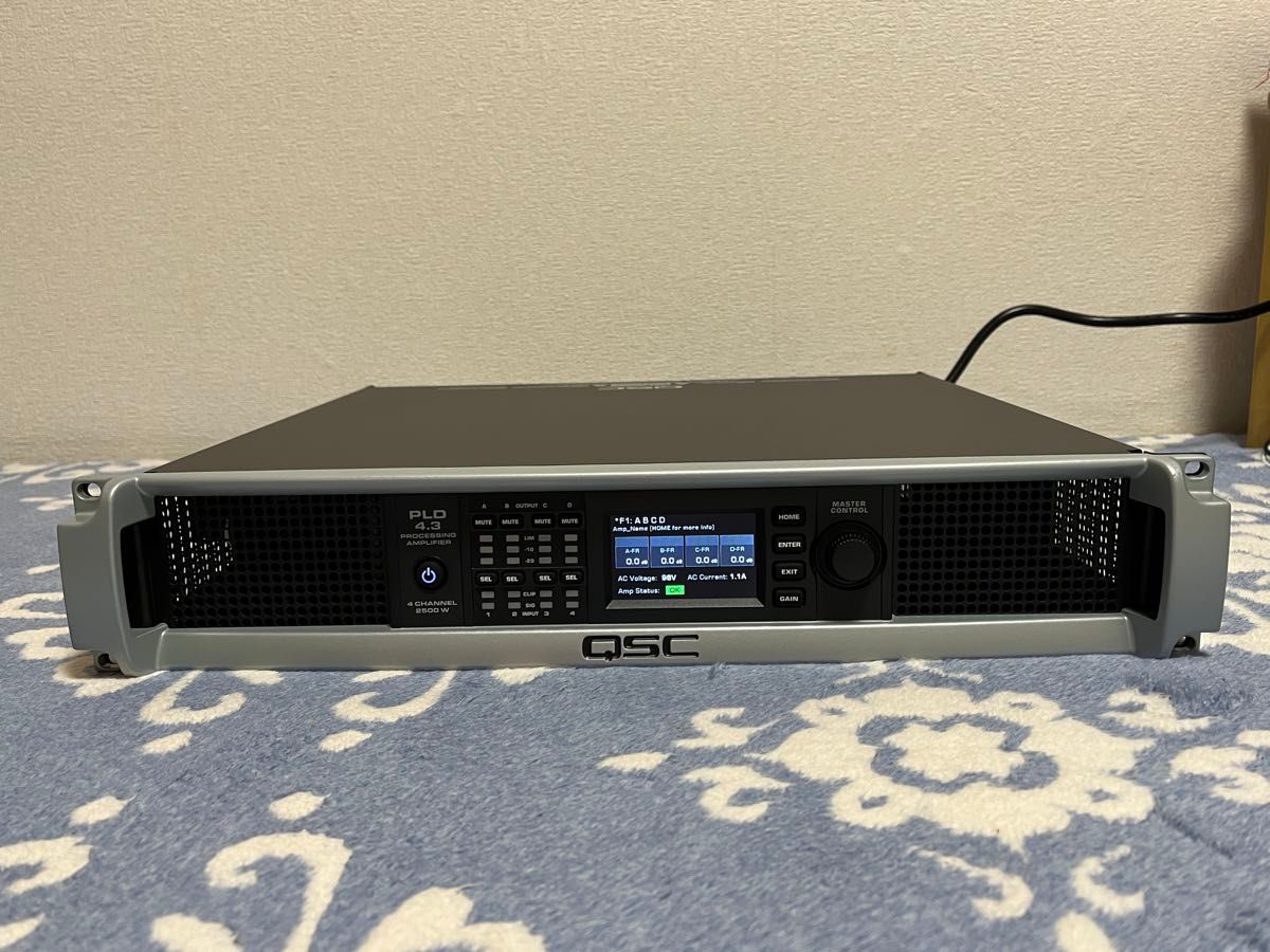 美品 QSC キューエスシー PLD4 3 4チャンネル パワーアンプ PA 美品 QSC キューエスシー PLD4 3 4チャンネル パワーアンプ PA