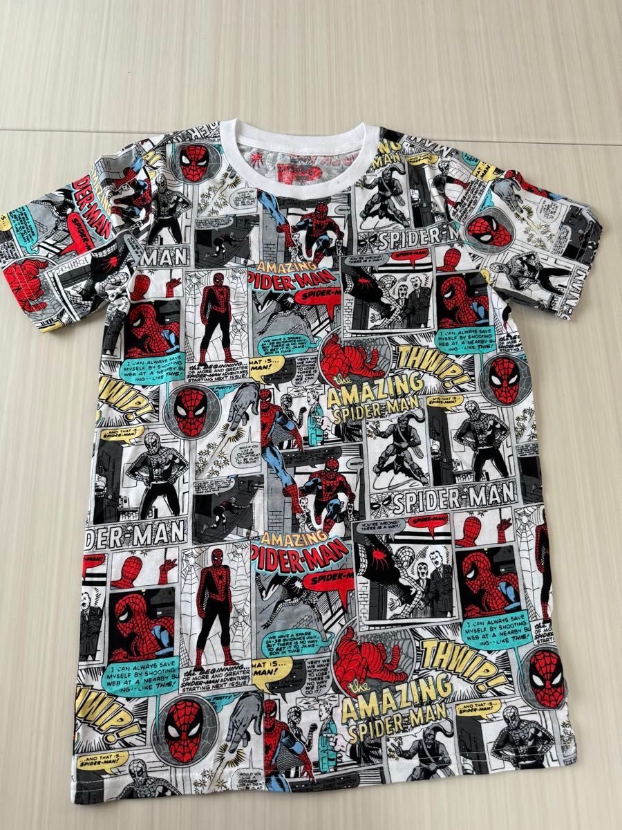 未使用　スパイダーマン　Tシャツ　男の子　半袖Tシャツ　165cm170cm