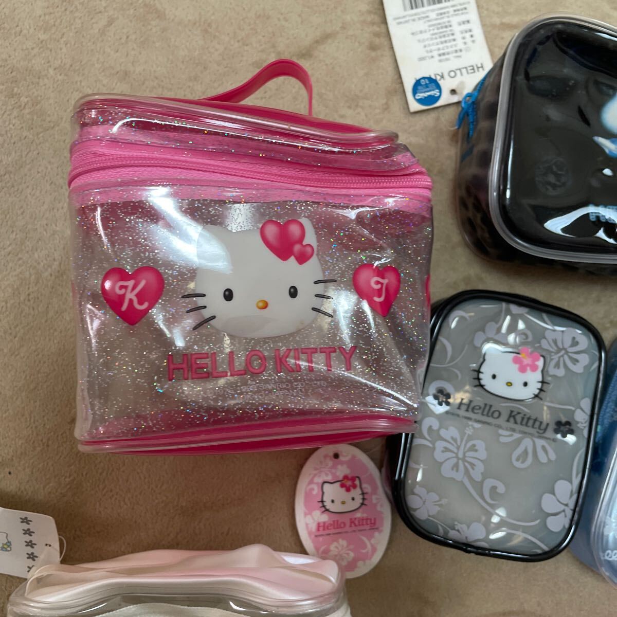  редкий Hello Kitty 1999 эпоха Heisei retro сумка комплект подлинная вещь Sanrio