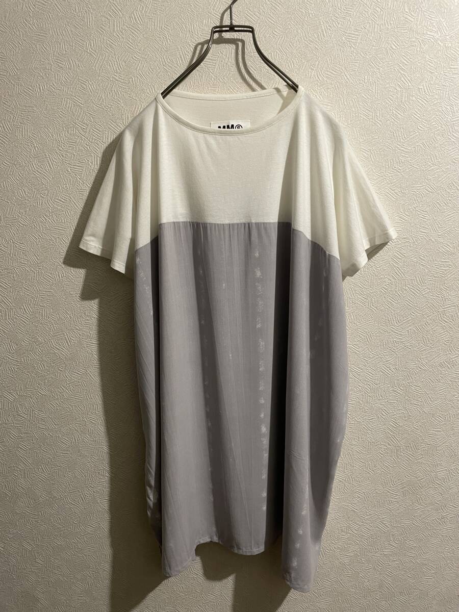 ◯ イタリア製 Maison Martin Margiela MM6 スクエア カットソー / メゾン マルタン マルジェラ Tシャツ 白 S Ladies #Sirchive_画像2