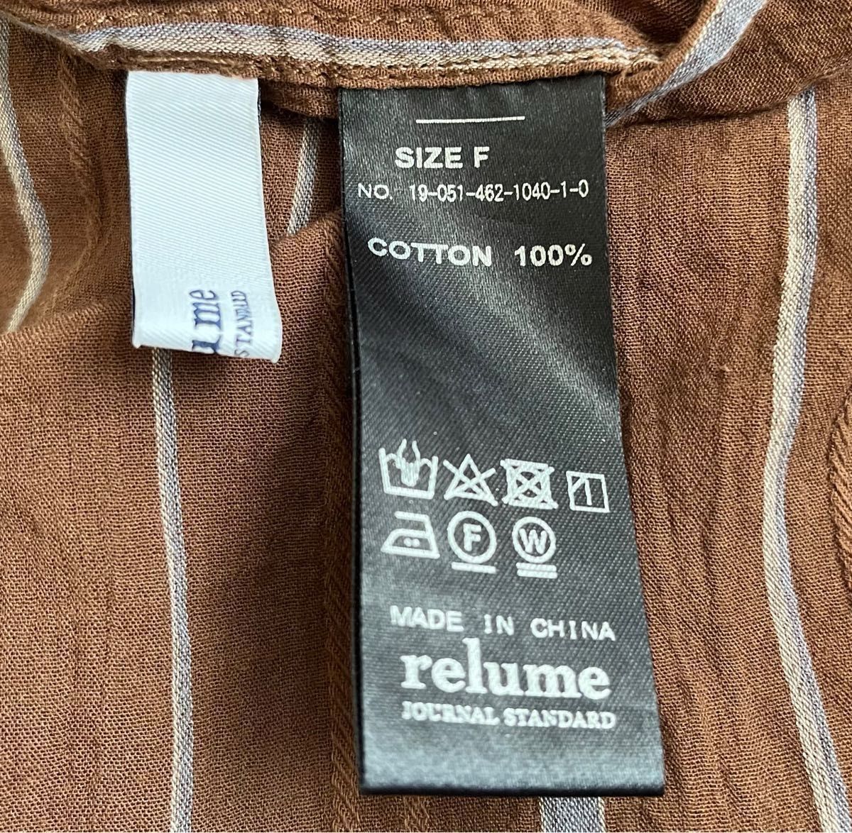 【JOURNAL STADARD relume】 ブラウス シャツ トップス 長袖シャツ　コットンシャツ　コットン100％ ブ