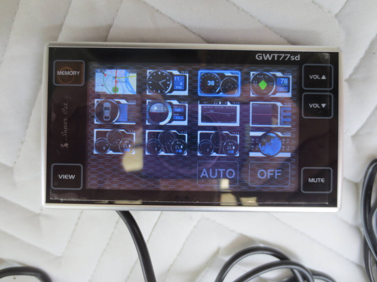 ユピテル レーダー探知機 GWT77sd 作動品の画像2