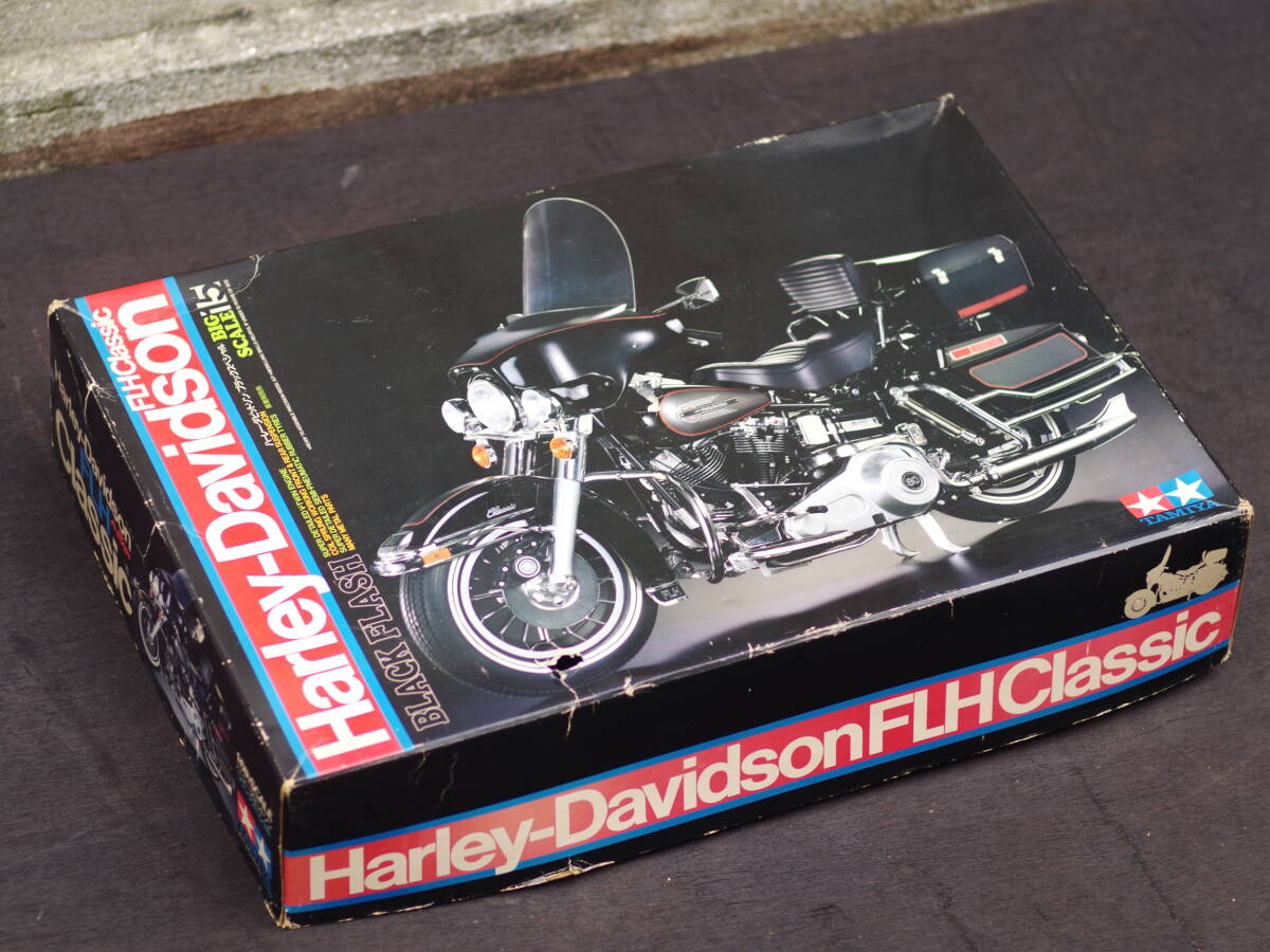 M10740 KIT NO.1607 1982 year made unopened parts sale S parts TAMIYA Harley-Davidson FLH Classic AMF 1/6thSCALE Harley Davidson 60 0605