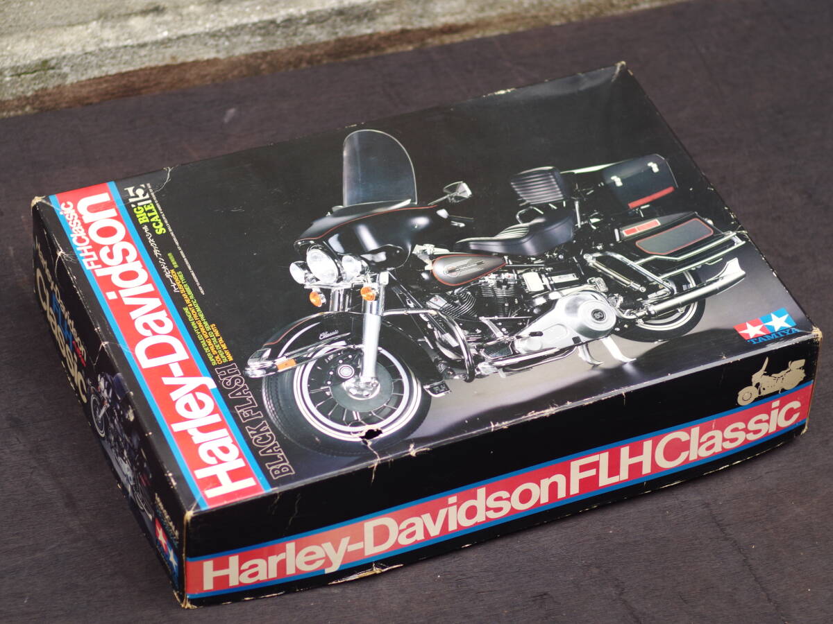 M10785 TAMIYA Harley-Davidson FLH Classic AMF 1/6thSCALE KIT NO.1607 1982 год производства детали продажа боковая стойка детали Yu-Mail 180 иен 0605