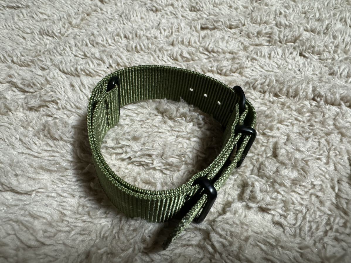 腕時計ベルト NATOベルト 米軍 ナイロン ベルト 極美品 定形外送料無料の画像3