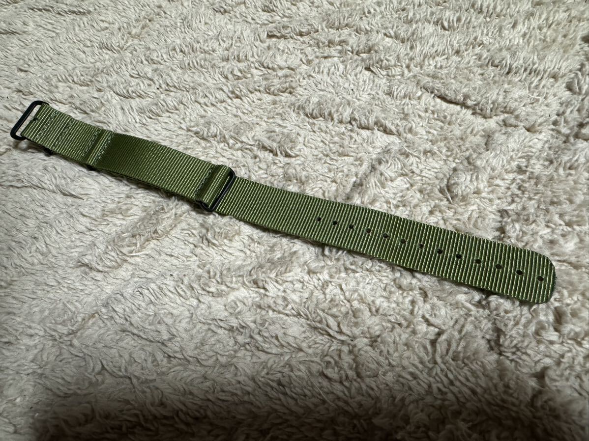 腕時計ベルト NATOベルト 米軍 ナイロン ベルト 極美品 定形外送料無料の画像2
