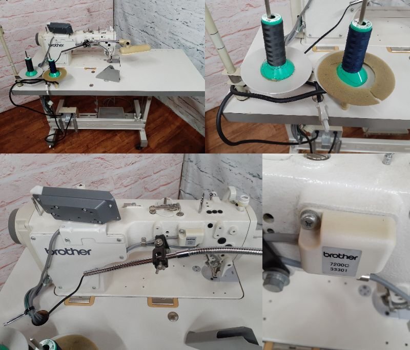 [ actual place pickup only / operation verification settled ] industry for sewing machine Brother brother S-7200C-333ps.@. Direct Drive automatic yarn breakage . Brother (SGSS1001011)